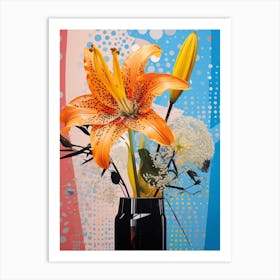 Surreal Florals Daffodil 4 Flower Painting Art Print