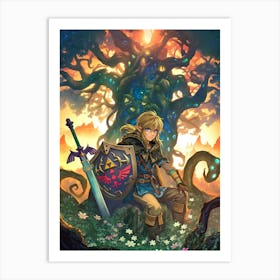 Legend Of Zelda Breath Of The Wild Art Print