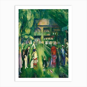 Tennis At Newport (1920) Oil Painting Art By George Bellows Art Print