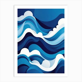 Ocean Waves Art Print