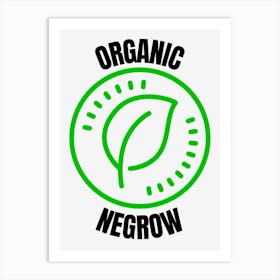 Organic Negro Art Print