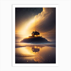 House On An Island Art Print