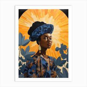 African Woman 35 Art Print