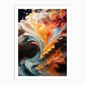 Abstract Painting  Print   Art Print