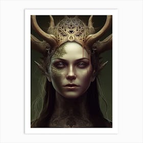 Hel Viking Mythology Art Print