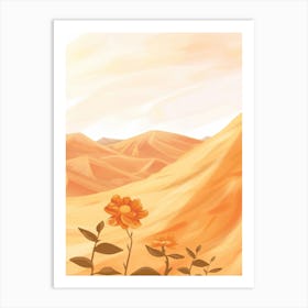 Desert Landscape 15 Art Print