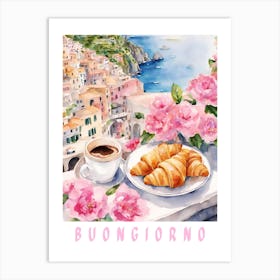 Buongiorno Amalfi Coast Art Print