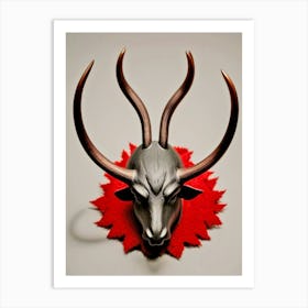 Deer Head 50 Art Print