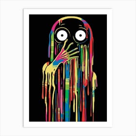 Dripping Paint 6 Art Print