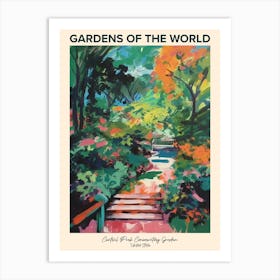 Central Park Conservatory Garden Usa Gardens Of The World Poster Art Print