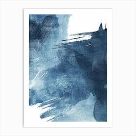 Abstract Watercolor Brush Strokes Art Print