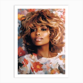 Tina Turner Kitsch Portrait Art Print