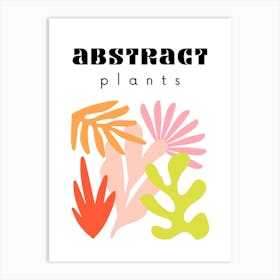 Abstract Plants Poster 4 Art Print