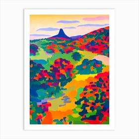 Chitwan National Park 1 Nepal Abstract Colourful Art Print