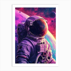 Space Astronaut 1 Art Print