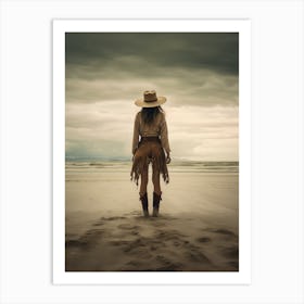 Cowgirl Photography  Art Print