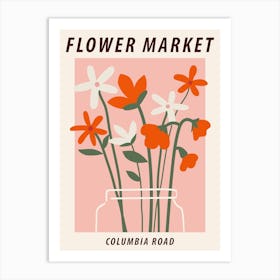 Flower Market Columbia Road, Floral art Art Print