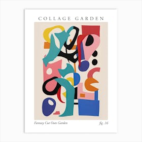 Collage Garden 16 Art Print