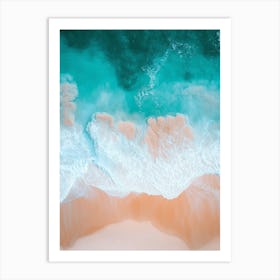 Aerial View Of The Beach 15 Art Print