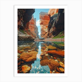 Canyons Of Zion National Park Art Print