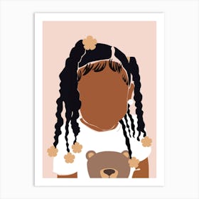 Baby Girl Art Print
