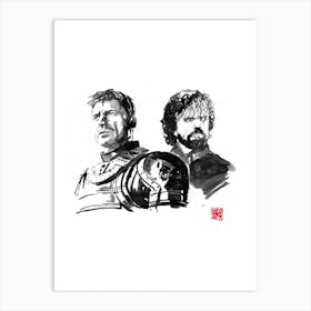 Jaime And Tyrion Art Print