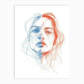 Portrait Of A Woman 458 Art Print