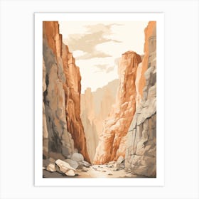 El Caminito Del Rey Spain 1 Hiking Trail Landscape Art Print