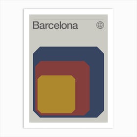 Barcelona Art Print