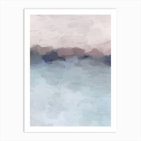 Blushing Seas Art Print