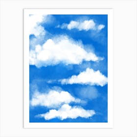 The Sky painting Art Print