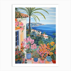 Laguna Beach, California, Matisse And Rousseau Style 4 Art Print