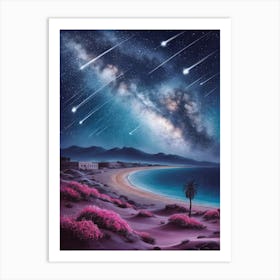 Comets In The Sky 1 Art Print