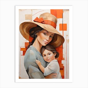 Mother And Child 1 Art Print