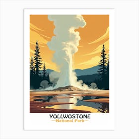 Yellowstone National Park Art Print