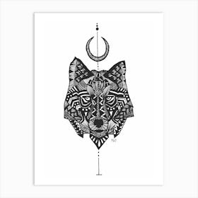 Luna Wolf Art Print