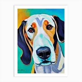 Beagle Fauvist Style Dog Art Print