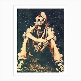 kurt cobain nirvana 1 Art Print