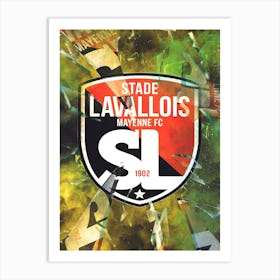 Stade Lavallois Mayenne 2 Art Print