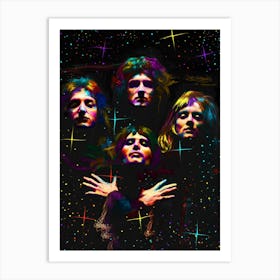 Queen rock band Art Print