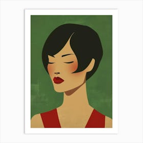 Asian Woman 34 Art Print