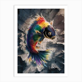 Rainbow Fish Art Print