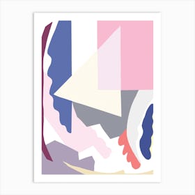 Pink Abstract Art Print