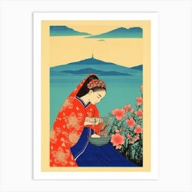 Ishigaki Island, Japan Vintage Travel Art 1 Art Print