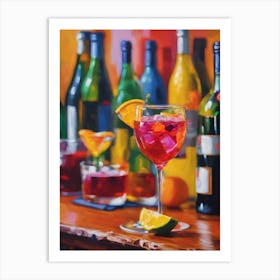 Glass Of Wine Art Print