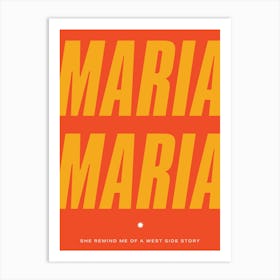 Maria Maria 2 Art Print