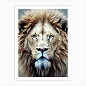 Lion Portrait 35 Art Print