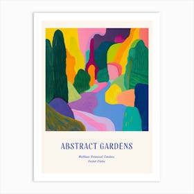 Colourful Gardens Matthaei Botanical Gardens Usa 3 Blue Poster Art Print