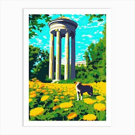 Brooklyn Botanic Garden, Cats Pop Art 4 Art Print