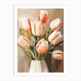 Tulip Flower Still Life Painting 2 Dreamy Art Print